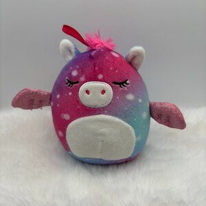 Faisah The Pegasus Squishmallows Plush Ornament Stuffie Blue Pink (SKU: 621TO)
